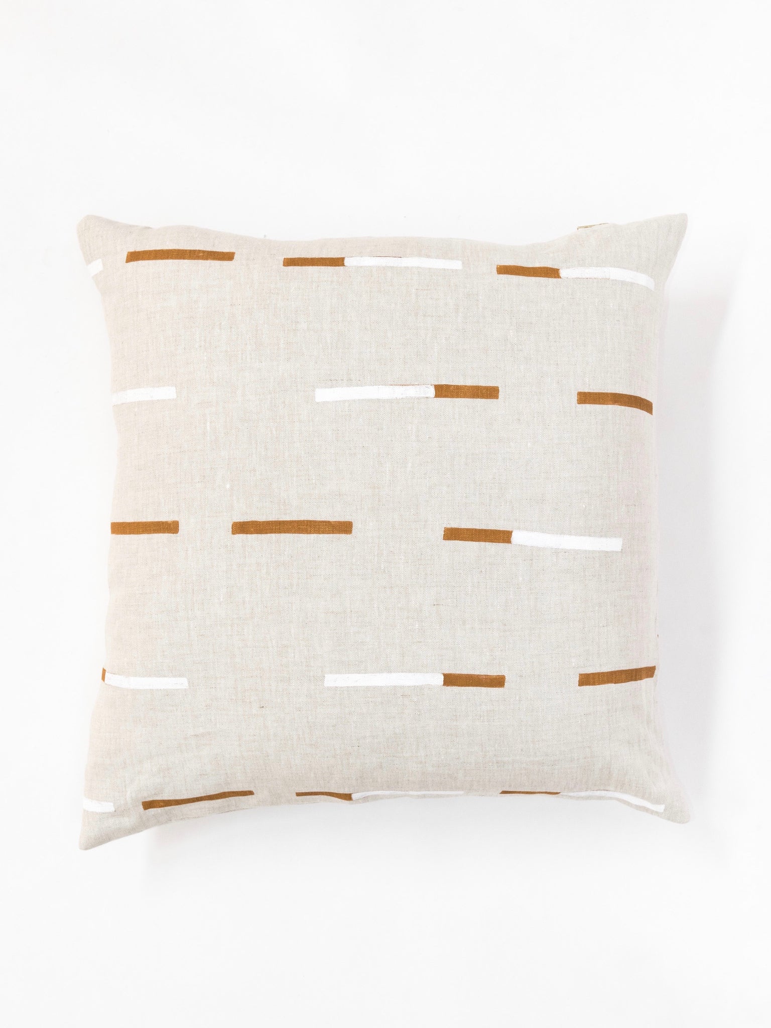 OVERLAPPING DASHES PILLOW