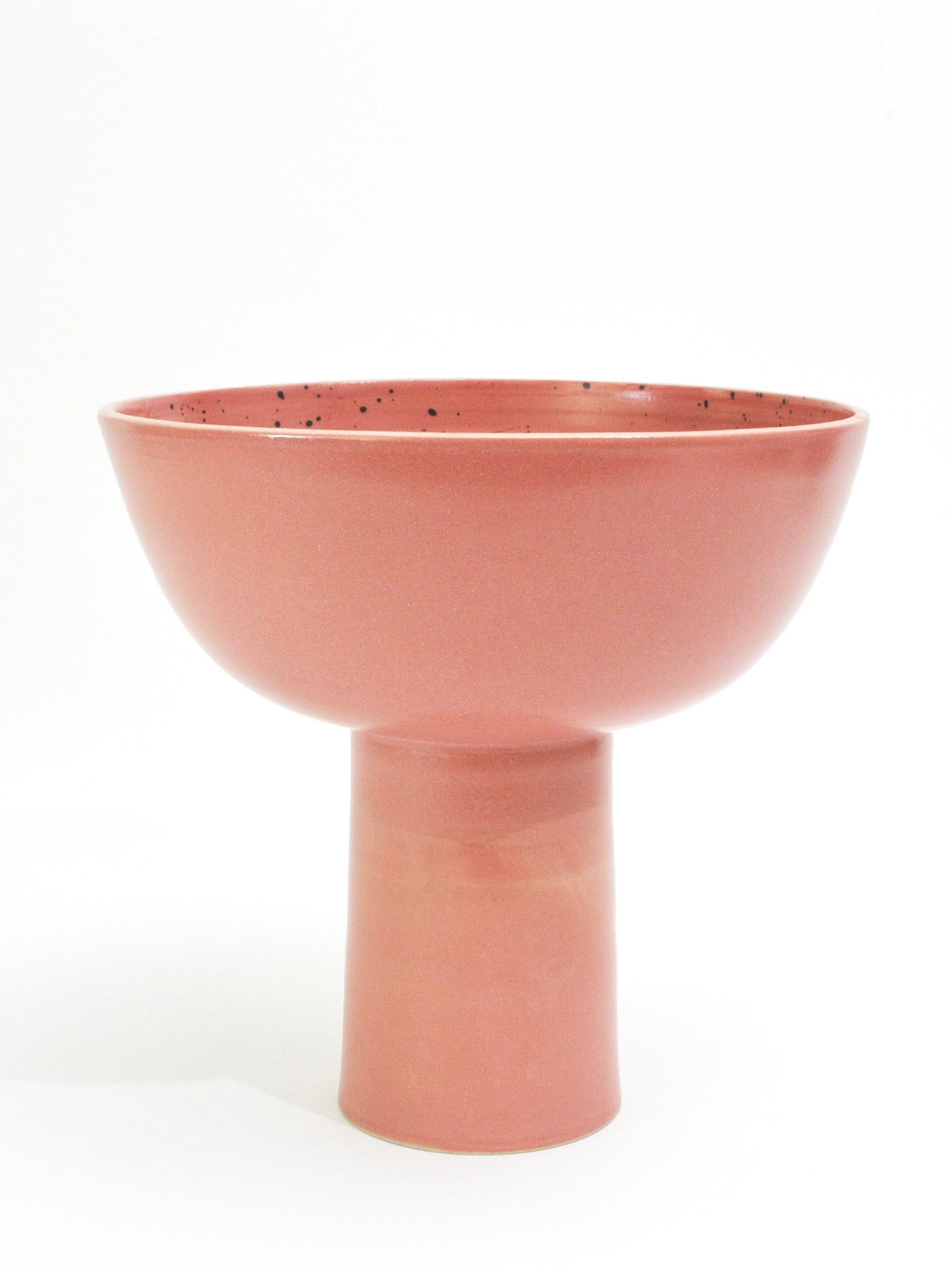 Rose Ceramic Pedestal Bowl