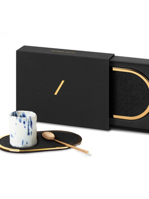 Pure Black Rubber Coasters (Set of 4)