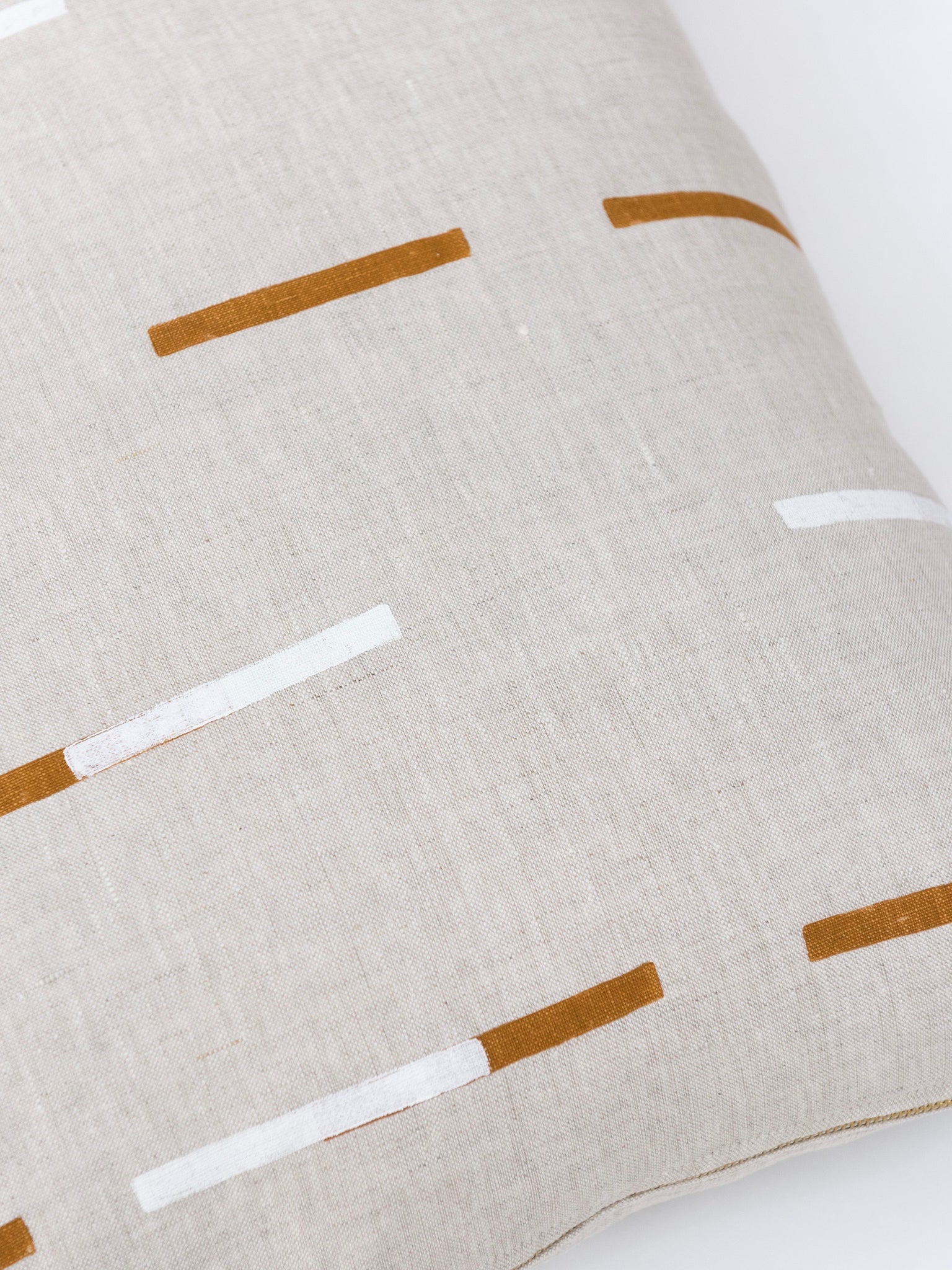 OVERLAPPING DASHES PILLOW
