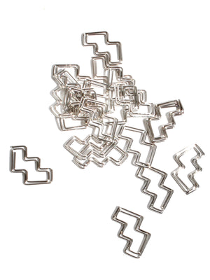 Chrome Steps Paper Clips