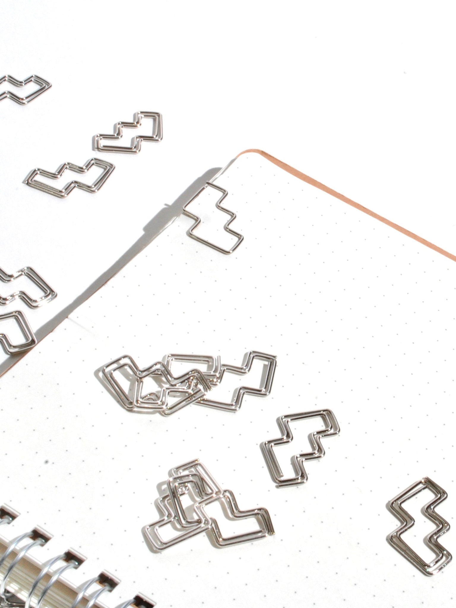 Chrome Steps Paper Clips