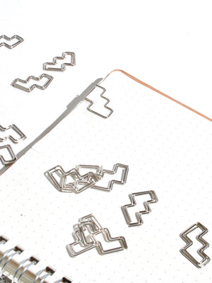 Chrome Steps Paper Clips