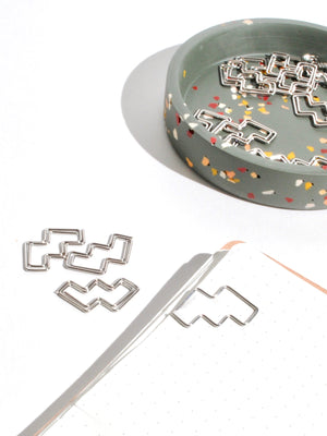 Chrome Steps Paper Clips
