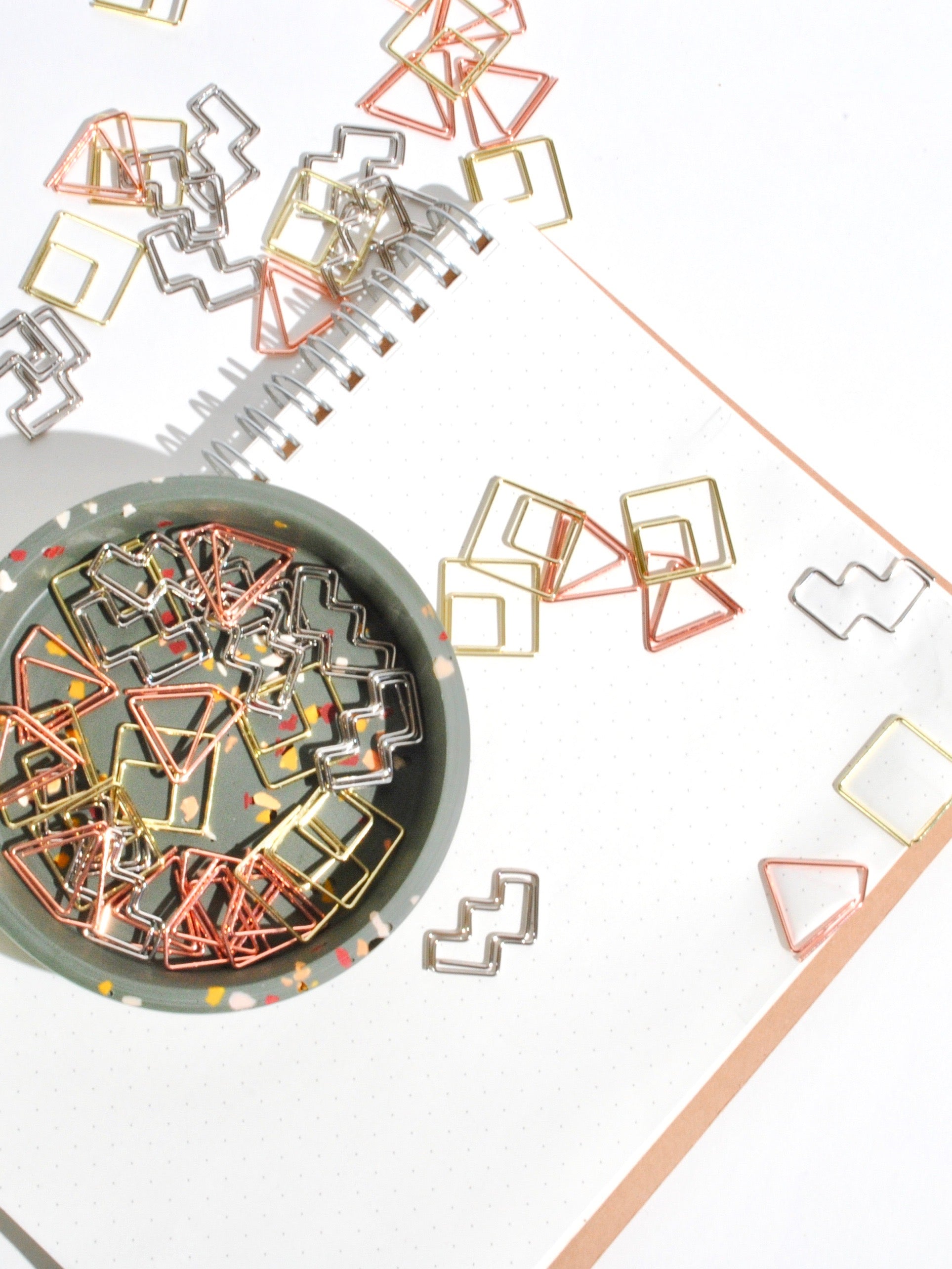 Gold Square Paper Clips – Vessel Home Goods