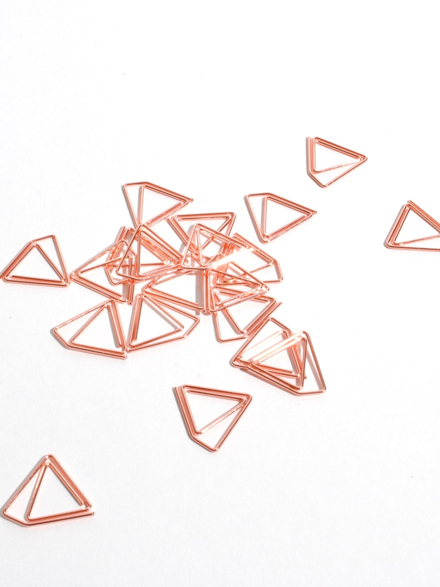 Copper Pyramid Paper Clips