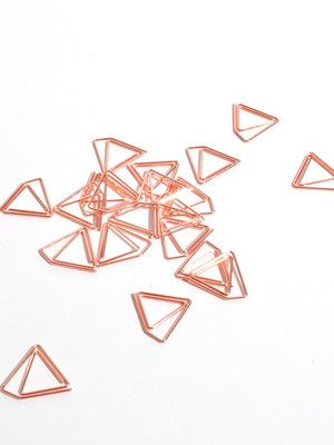 Copper Pyramid Paper Clips