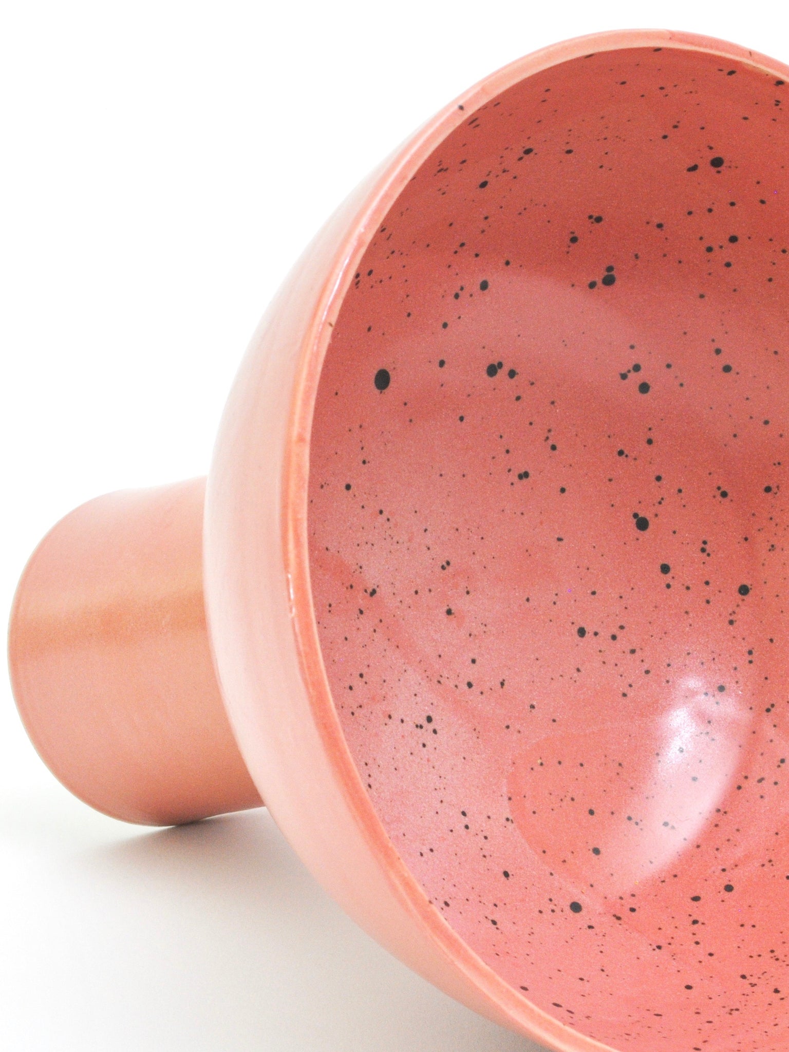 Rose Ceramic Pedestal Bowl