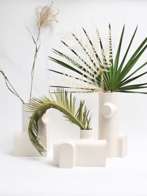 Section B Vase in Dove
