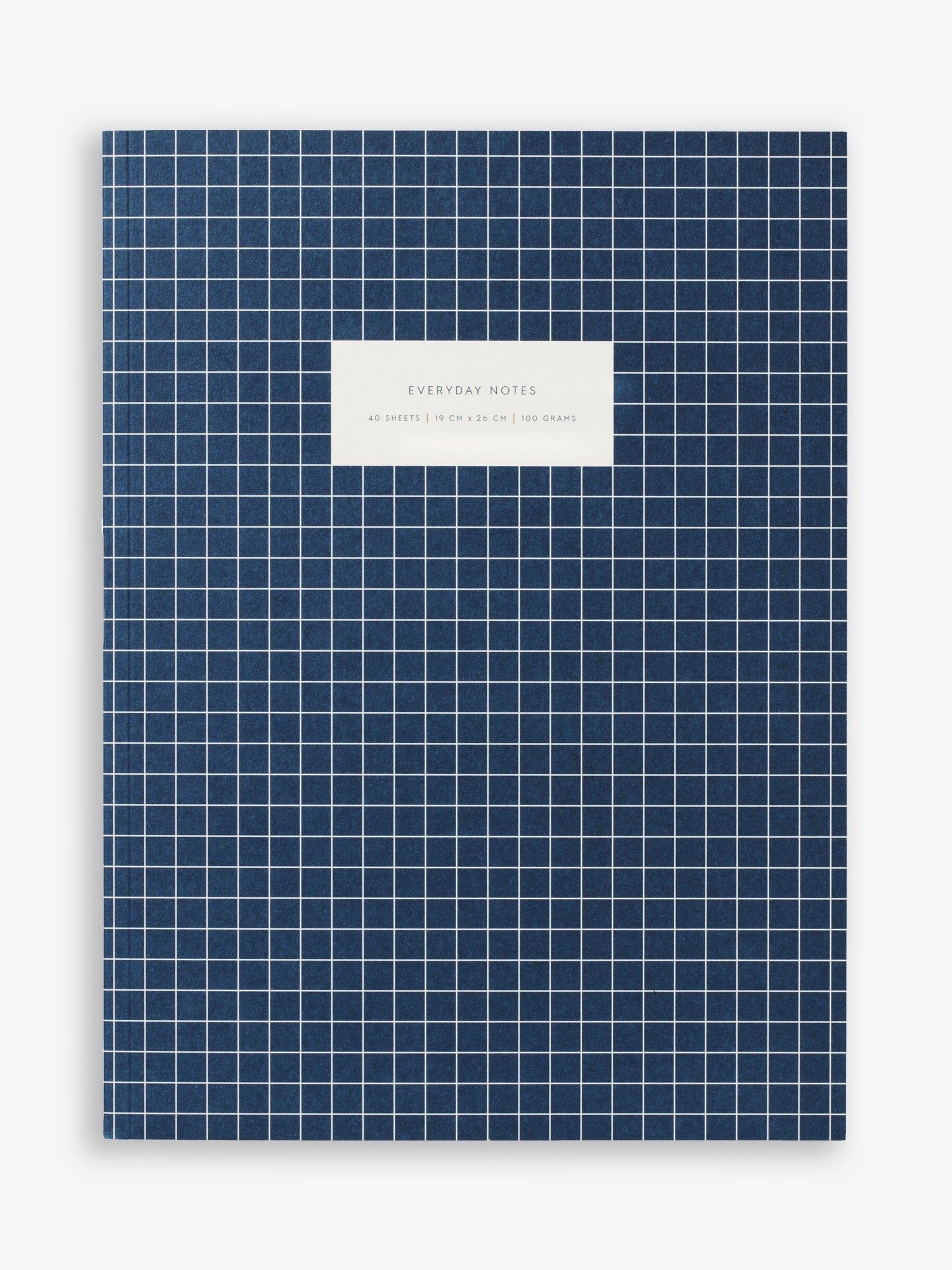 Blue Check Notebook