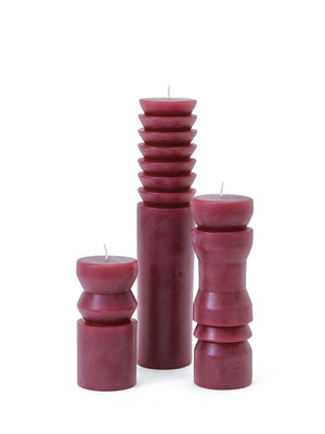 Totem Candle in Plum