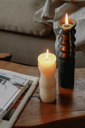 Totem Candle in Forest
